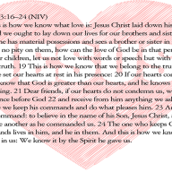 1 John 3:16-24