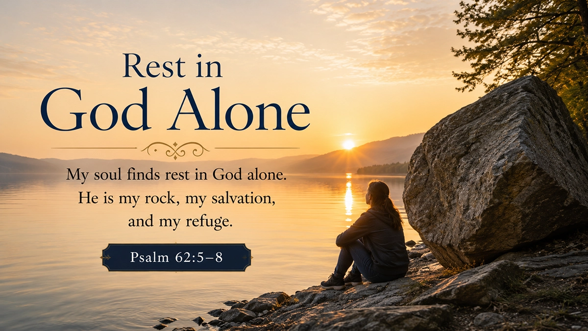 Rest in God Alone