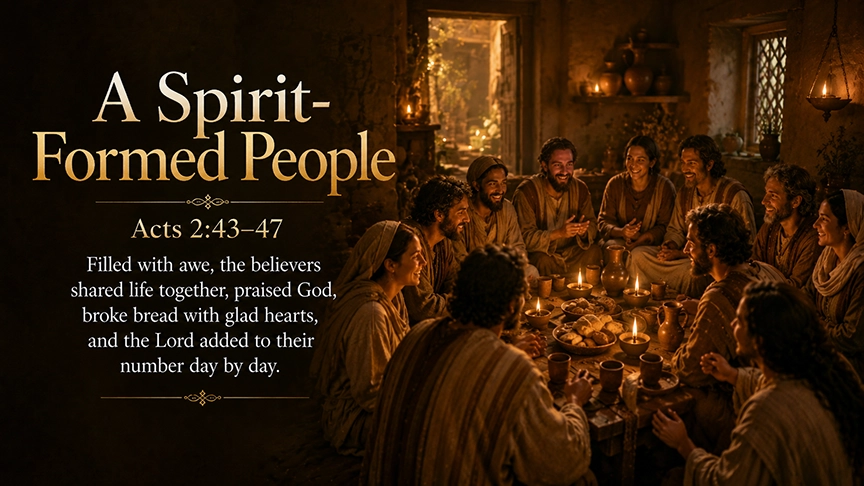 A Spirit-Formed People