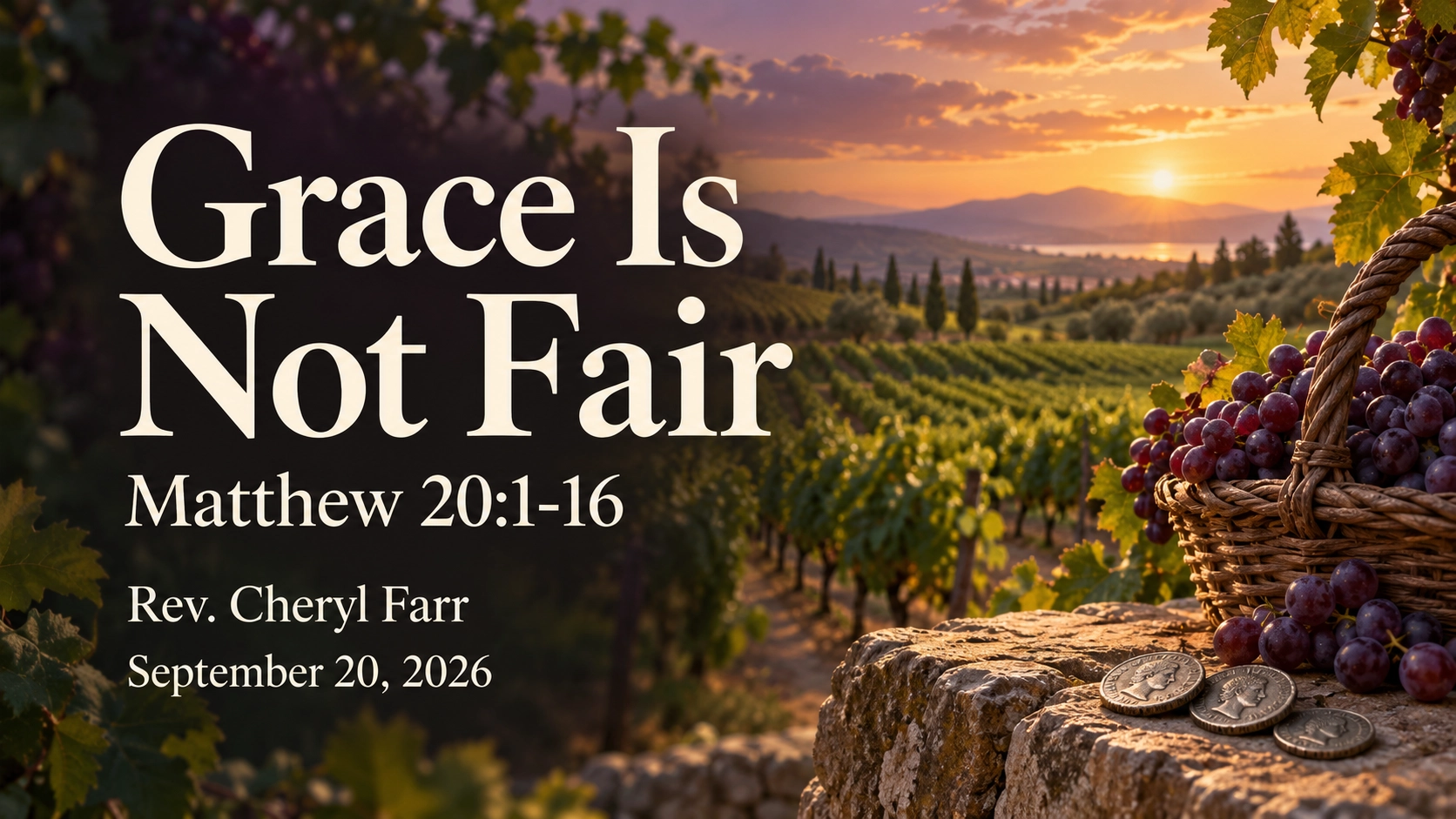 Grace is Not Fair title slide
