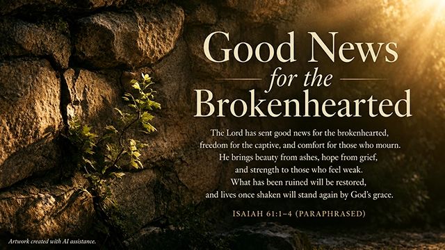 Good News for the Brokenhearted