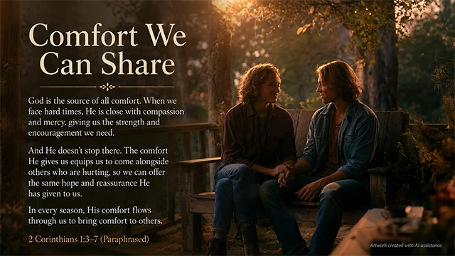 Comfort We Can Share