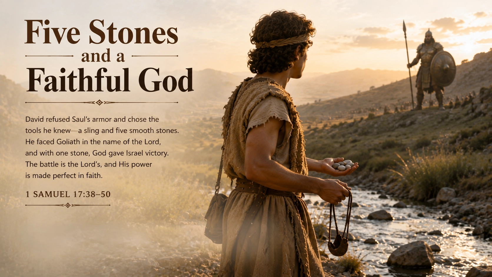 Five Stones and a Faithful God