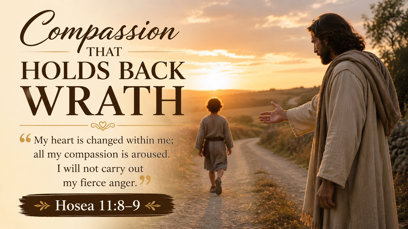 Compassion That Holds Back Wrath