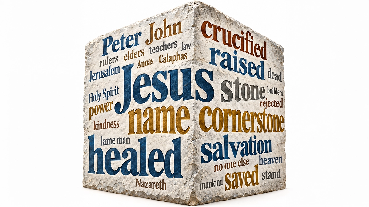 Acts 4:5&ndash;12 words