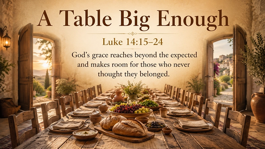 A Table Big Enough