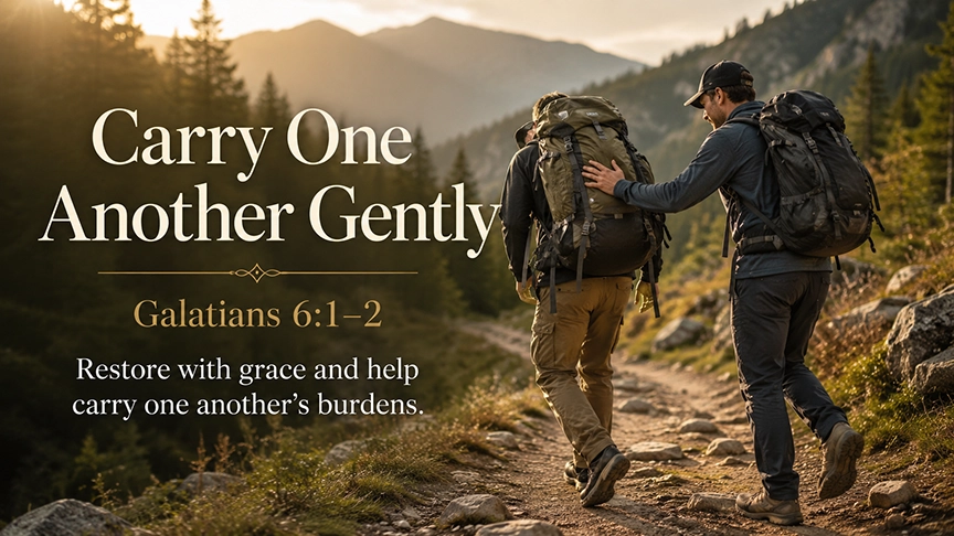Carry One Another Gently